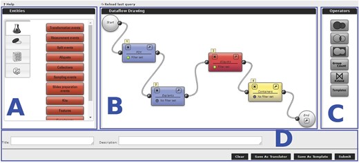 Query Generator interface.