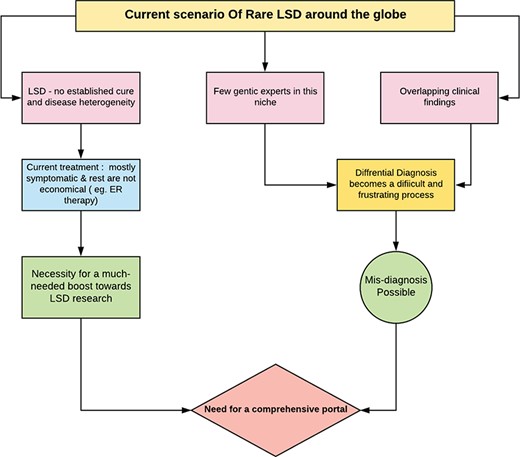 Need for single web portal, RareLSD.