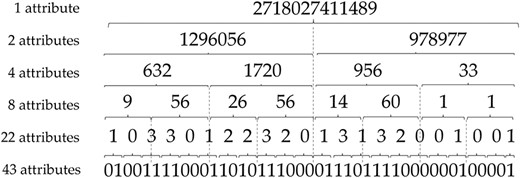 Spacer reduction strategy for predictive modelling with DTs.