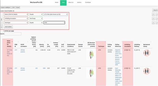 Cumulative search option