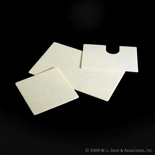 Gore Bio-A tissue reinforcement and 3D aspect (Images provided courtesy of W. L. Gore & Associates.).