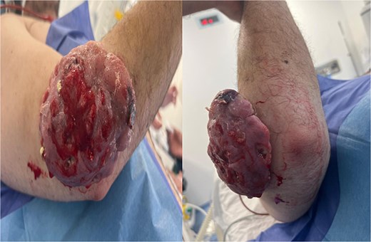 Clinical presentation of the patient.